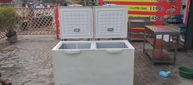 2 door freezer