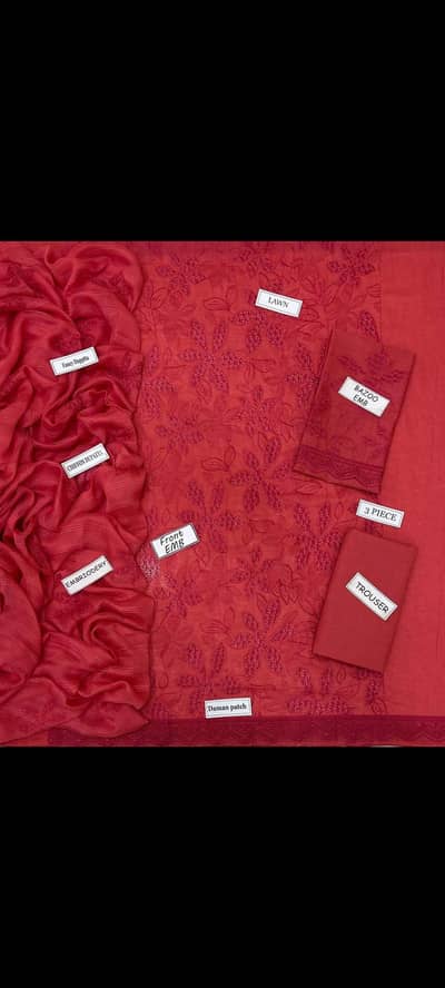 bareeze unstitched 3 piece lawn suit