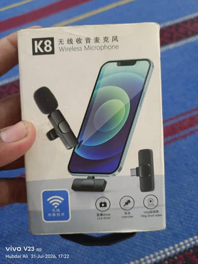 Wireless Microphone K8 For Argent cell Type C Noise Detection