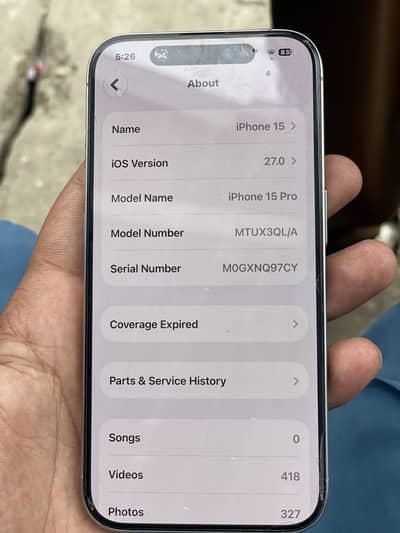 Apple iPhone 15 Pro water pack