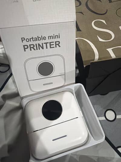 Portable minni printer