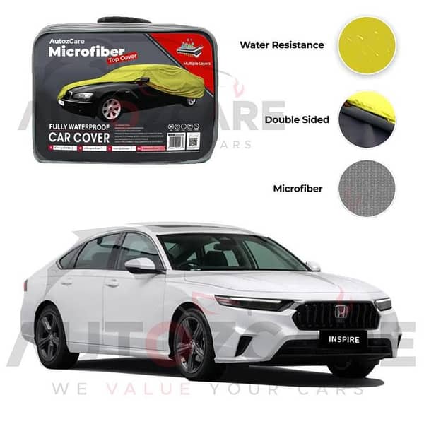 Honda Inspire Microfiber Car Top Cover - Model 2018-2025