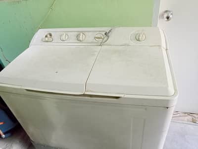 Haier washing machine 10 kg. dry no warning