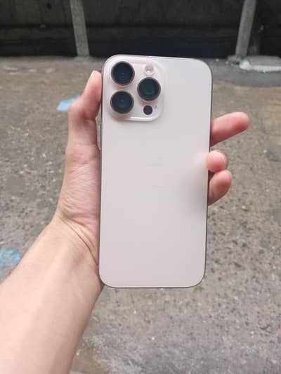 I phone 16 pm jv with box 256 orginal condition water pack
