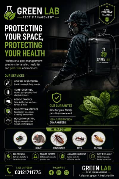 Green Lab Pest Management | Professional Pest Control Services