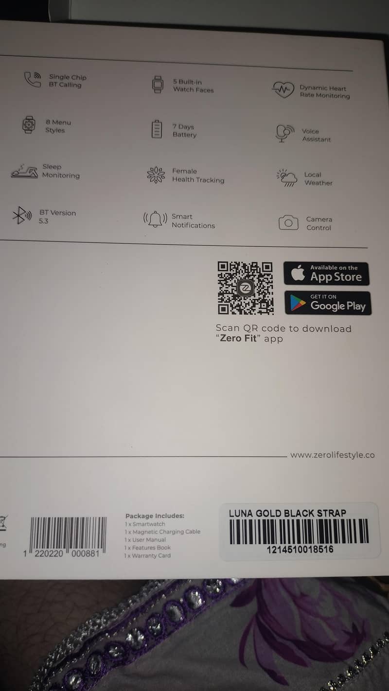 zero smart watch 2