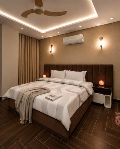 2 Bedrooms Luxury Furnished Apartment is Available For Rent in Bahria Town Lahore