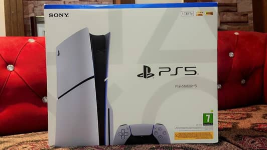 Brand New PS5 Slim Disc Edition 1TB Storage (Box Pack)