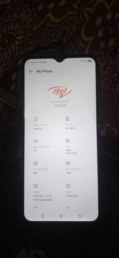 Itel A70