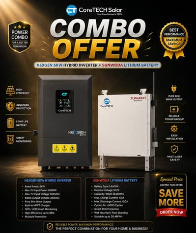 Nexgen Inverter 6kw/Hybrid Battery/CoreTech/