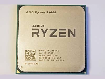 AMD Ryzen 5 1600 Processor 3.2Ghz  6 cores, 12 threads