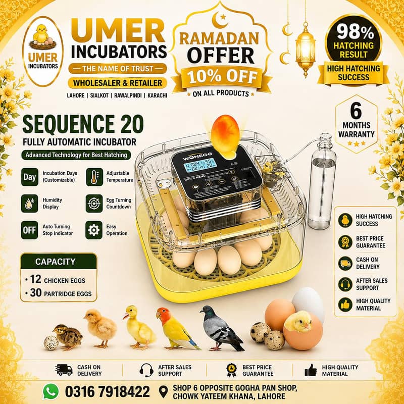 Automatic Egg Incubator | Egg Hatching Machine | Incubator | Brooder 5