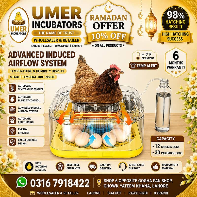 Automatic Egg Incubator | Egg Hatching Machine | Incubator | Brooder 6