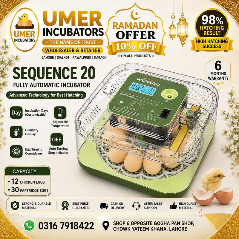 Automatic Egg Incubator | Egg Hatching Machine | Incubator | Brooder 9