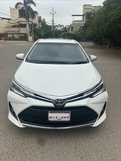 Toyota Corolla Altis Grande X CVT Black Interior 2023