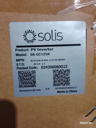 Solis 125kw Inverter in stock