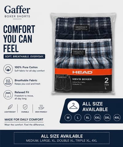 100% Cotton Fabric Soft & Breathable Relaxed Fit Lightweight & Comfort