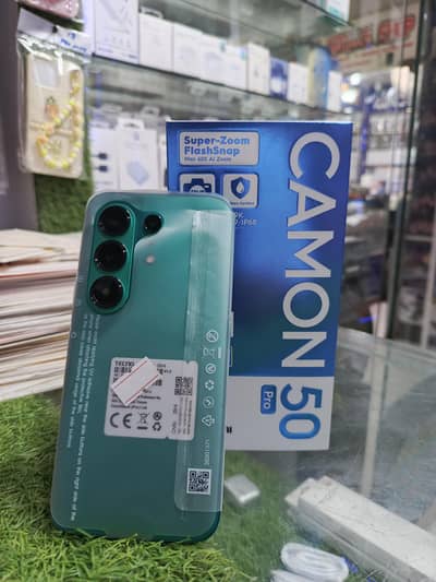Tecno Camon 50 Pro 8/256 just box open complete box