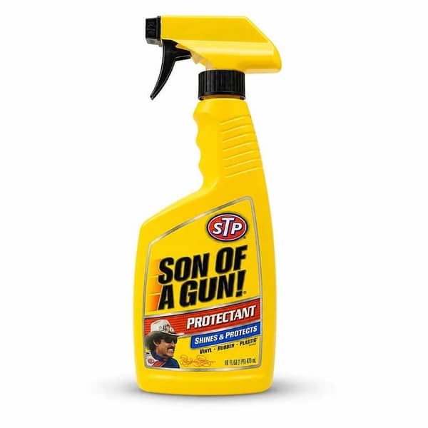 STP Son Of A Gun Protectant Spray 473ML | Dashboard, Vinyl, Rubber & Plastic Shine Protection