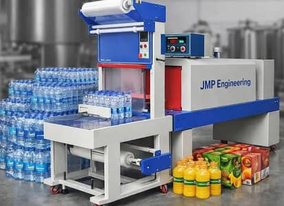 Box Carton Pet Making Bottle Auto Shrink Tunnel Wrap Packing Machine