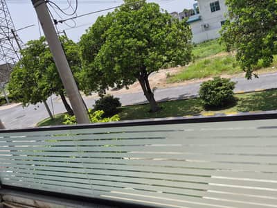 Temperd Glass railing with aluminum frame