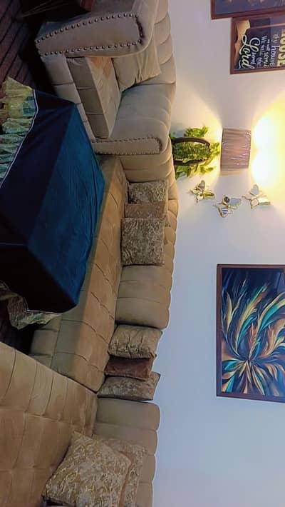 URGENT SALE L SHAPED SOFAS SET 10/9