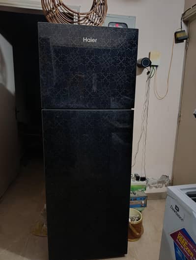 Haier Fridge for Sale (Glass Door -Black Color)
