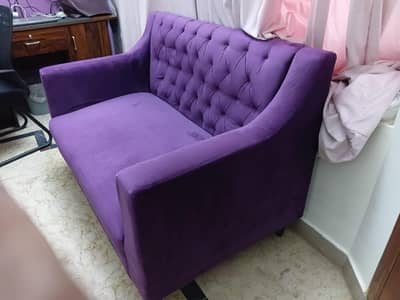 purple Sofa excellent condition