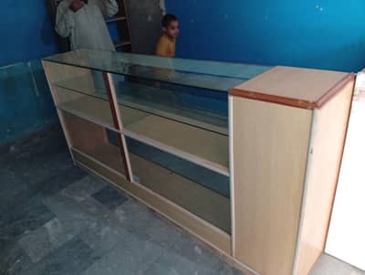 Glass Display Counter / Shop Counter – Excellent Condition