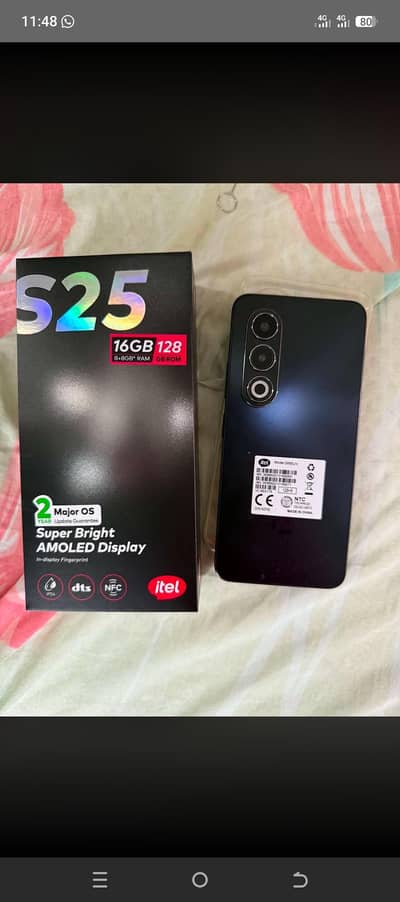 Itel S25 box hai charger bhi hai 03030545998