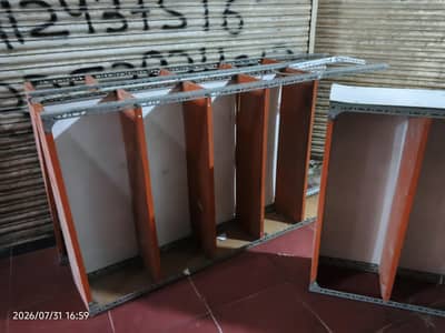Heavy-duty commercial steel storage shelves / racks available for sale