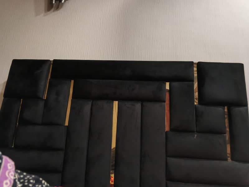 bed with one side table 1
