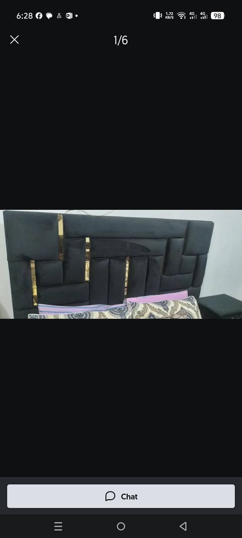 bed with one side table 2