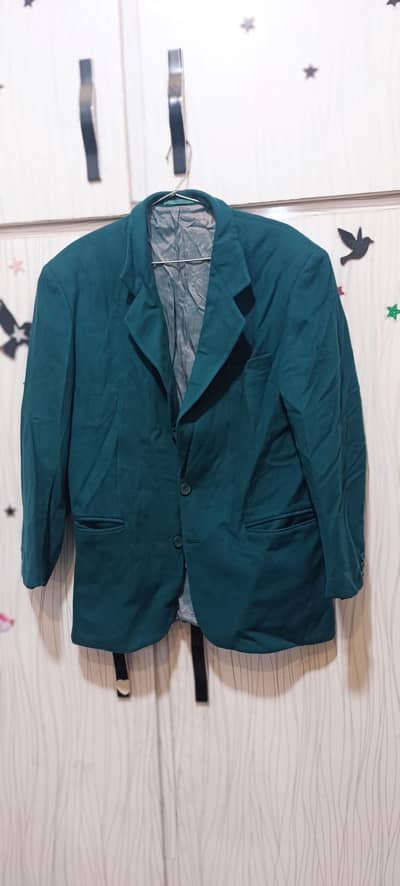 Green sabz color wool coat for adalat judiciary size 32 to 36 waist
