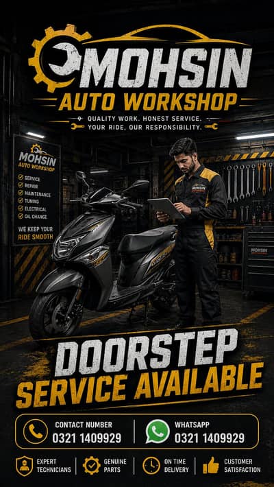 Door step service available