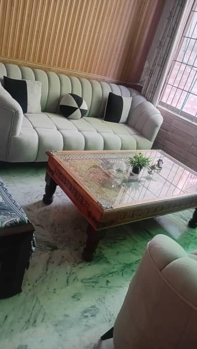 5 seater Boucle fabric sofa set