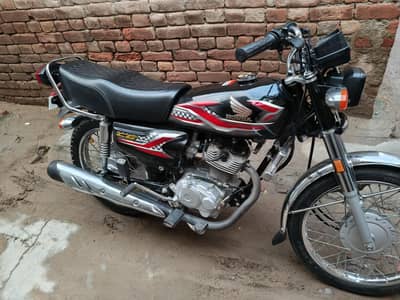 Honda CG 125 Black 2024 Model For Sale