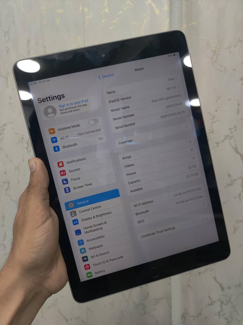iPad 5th Generation 32GB 1