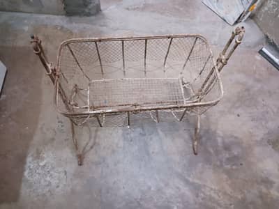 Antique swing cradle for baby, made in England