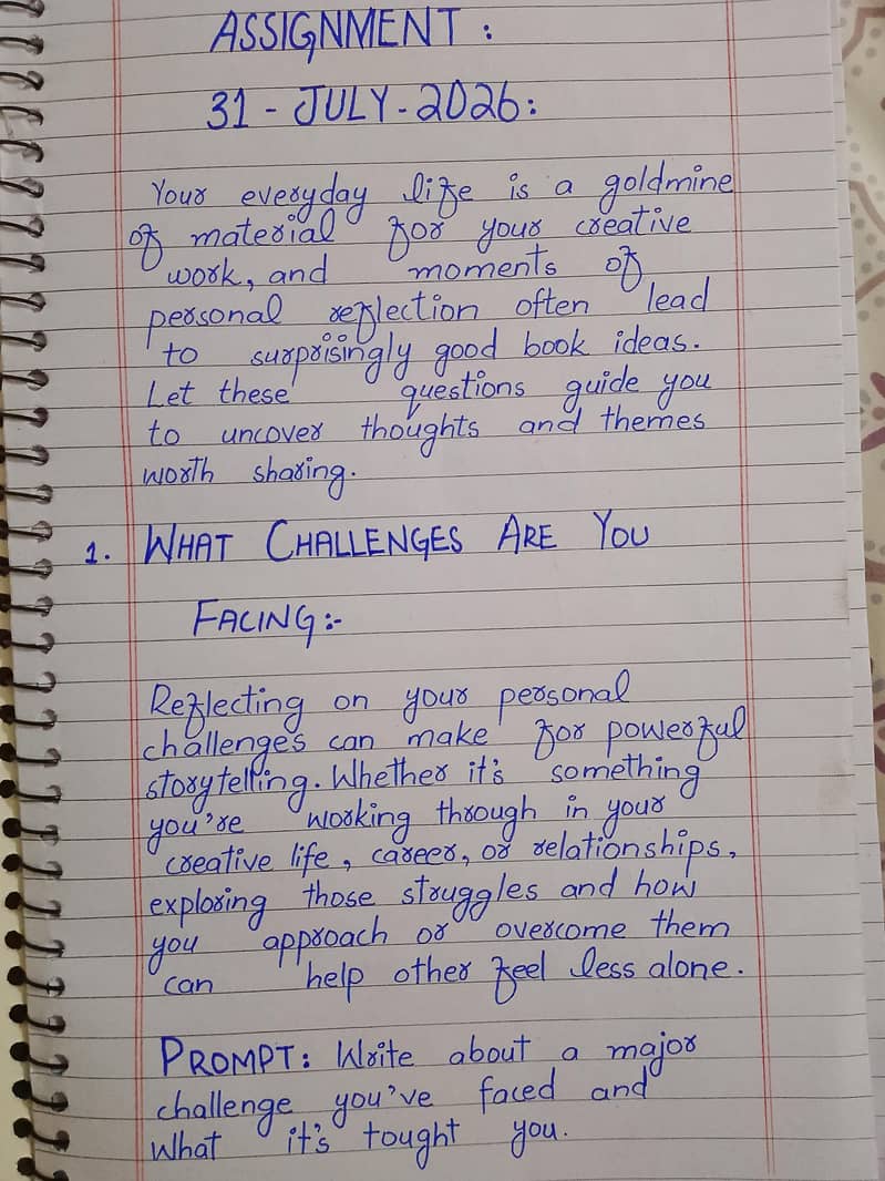 assignment Writting 0