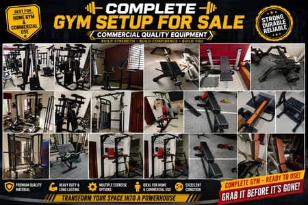 Commercial Gym Equipment Complete Home  Gym Setup
