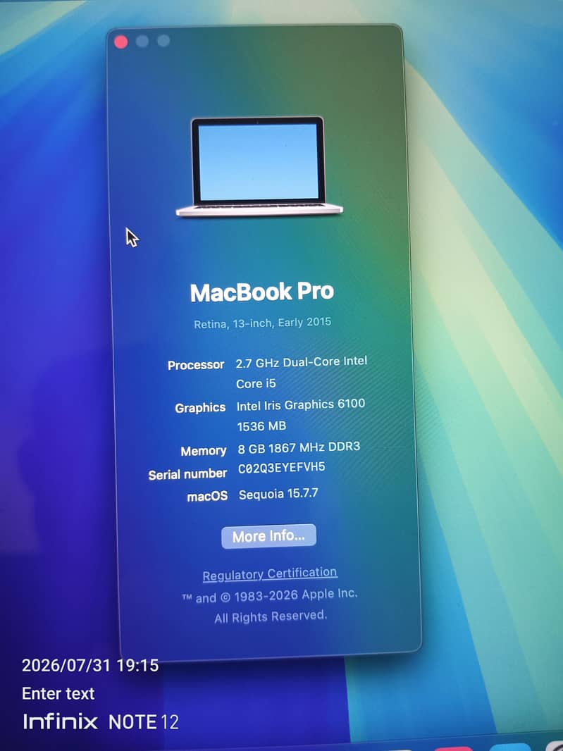 MacBook Pro 2015 Scratchless Condition 6
