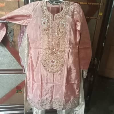 3 piece dress silk
