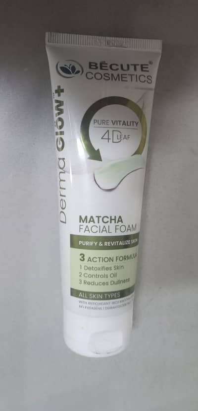 Becute Cosmetics Derma Glow Matcha Facial Foam
