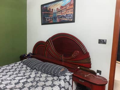 King Size Bed with Dressing and Side table For sale