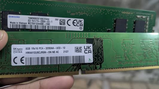 8GB Desktop RAM 3200 mhz