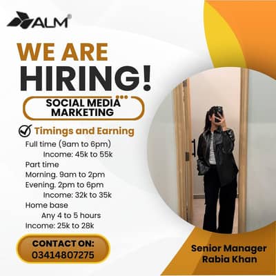 Part time/Full time/Office work/Home base Job available