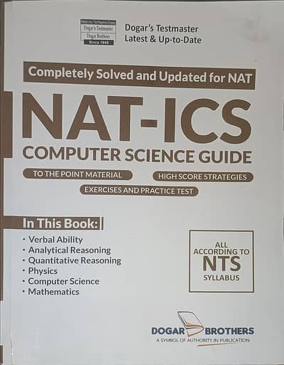 NTS-NAT ICS BOOK BY DOGAR BROTHERS