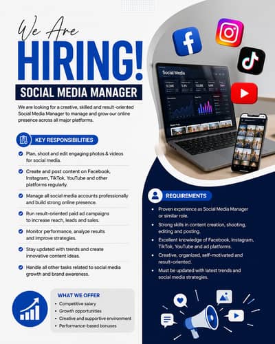 Social Media Manager (In-House Position)