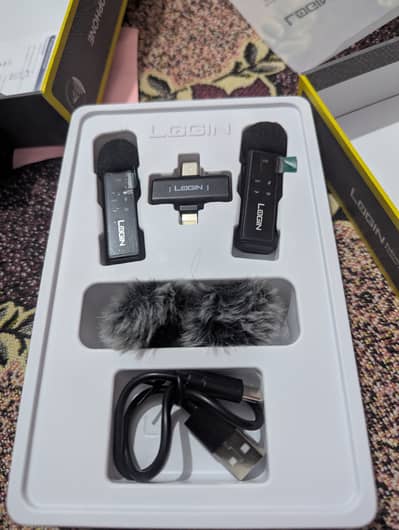 New LOGIN L-250 Micron , Microphone, condition 10/10